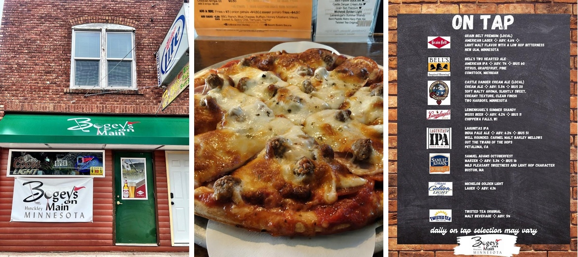 Bogey's on Main Menu